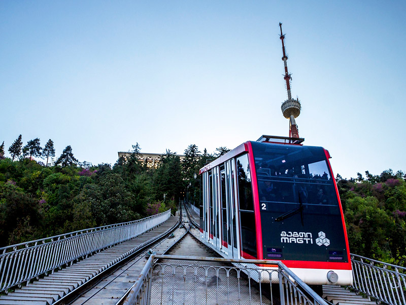 Mount Mtatsminda in Tbilisi